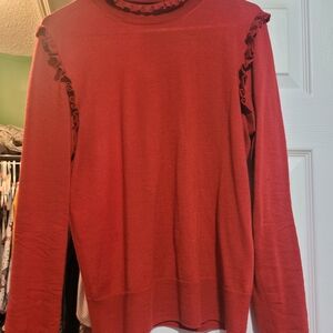 Dries Van Noten Scarlet Knit Top